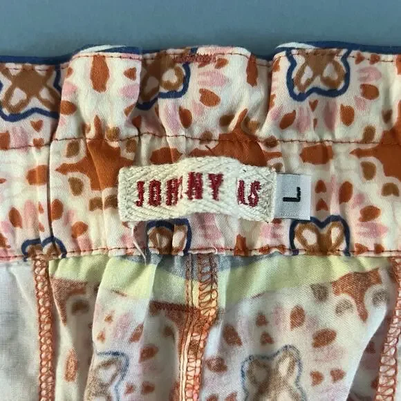 Johnny Was Pants‎ Geometric Colorful Boho Cotton Trouser Size Large - Picture 4 of 5